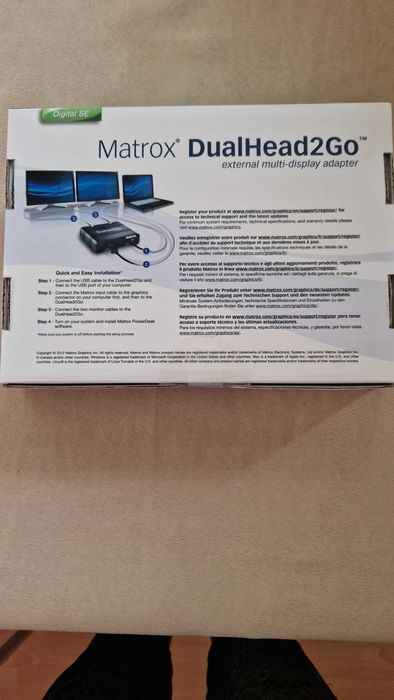 Nowy Matrox DualHead2Go D2G-DP2D-IF KFV91971