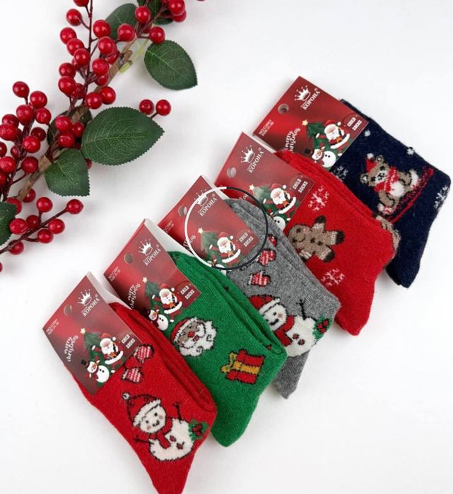 Акція розміри 21-36 Шерстяні дитячі теплі шкарпетки зимові носки