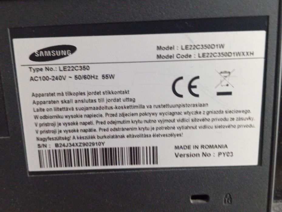 Telewizor Samsung stan bardzo dobry
