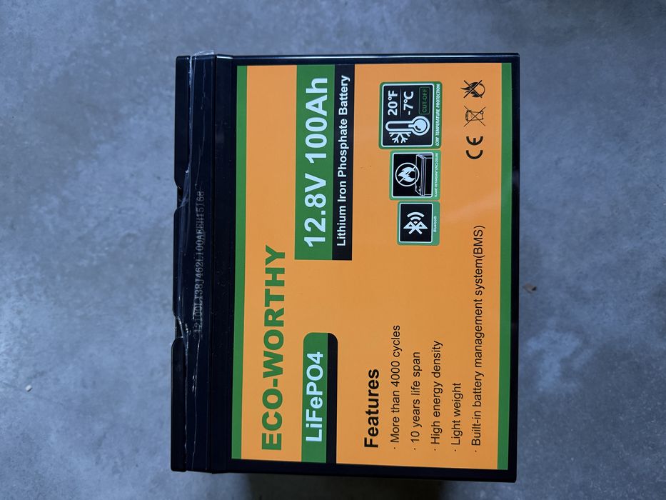 Eco-Worthy 12V100Ah літієвий акумулятор із захистом
