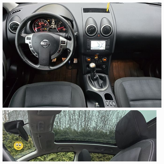 Qashqai 2012rok 2.0benz 145ps Bezwypadkowy 360kamera navi panorama