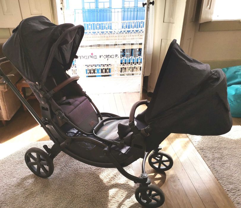 Carrinho de gemeos como novo