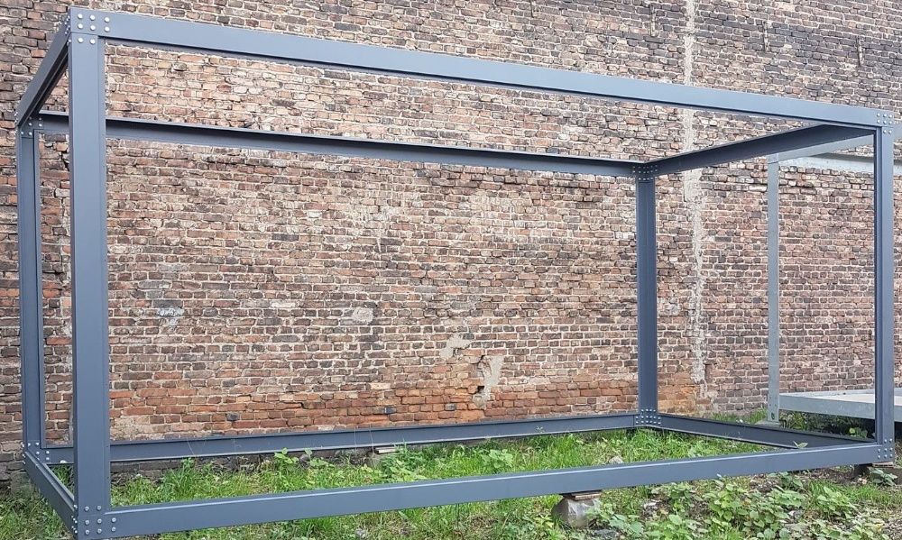 Rama kontenera skręcana wzmocniona- ocynk  , 6m x 2,85m x 2,7m