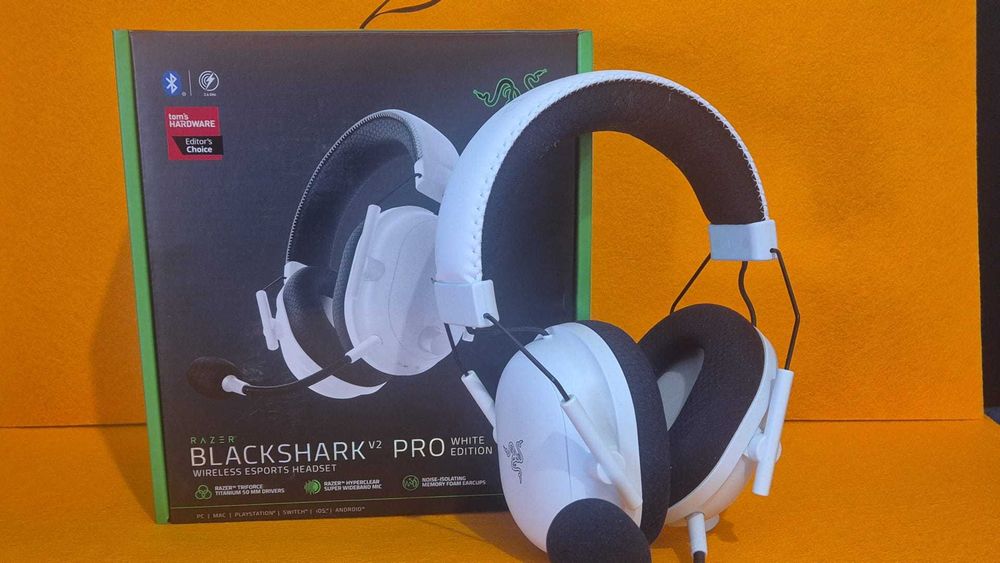 Headset Razer BlackShark V2 Pro (2023) Wireless/Bluetooth Branco