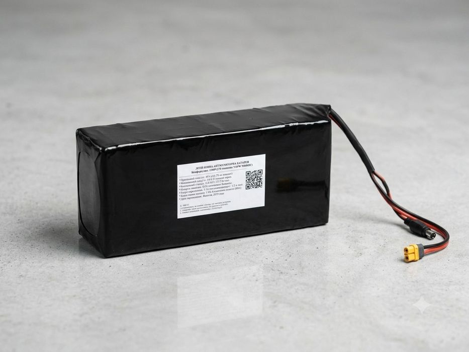 Li-ion батарея 13s6p 48v 15Ah для електровелосипеда або електросамоката