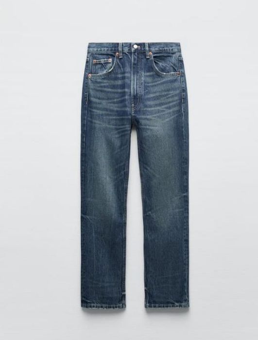 Zara straight fit прямі джинси