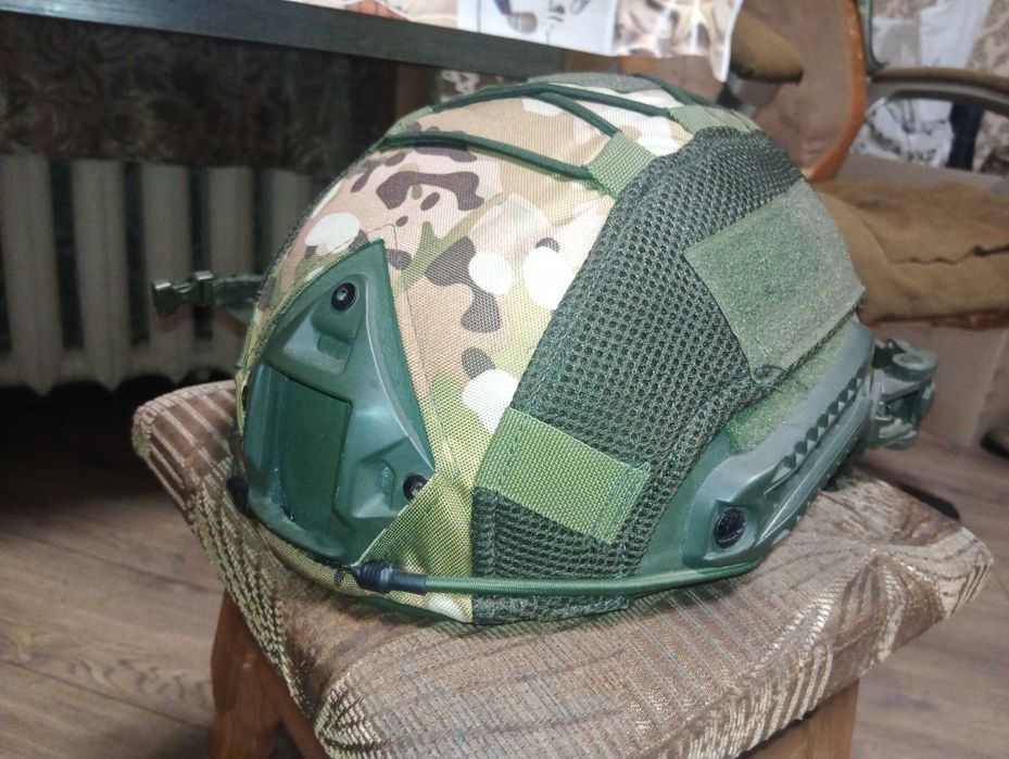 Шльом Фаст 3 Недорого Тактичний Шолом Каска + наушники + кавер