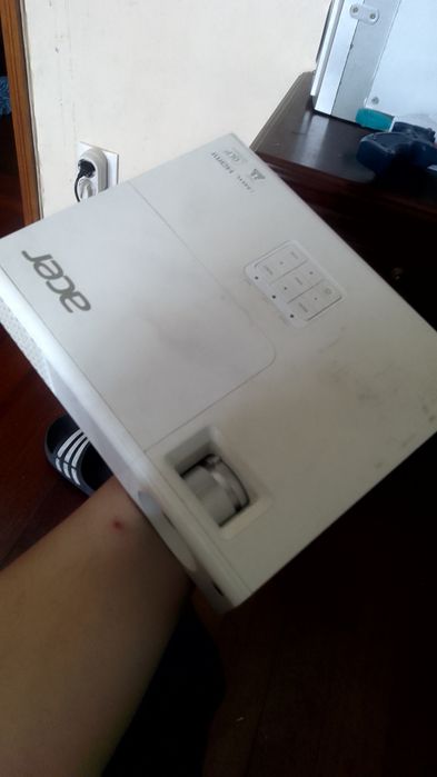 Projetor acer funcionando