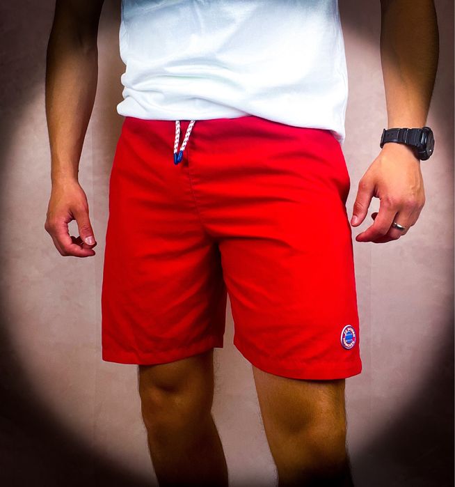 XS Bayern Monachium Czerwone Męskie Szorty Sportowe Spodenki Kąpielowe