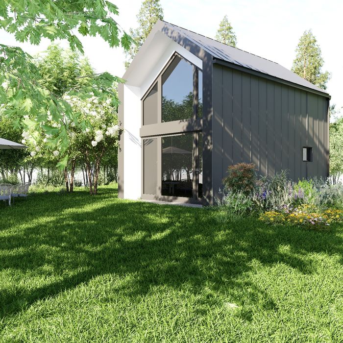 Domek modułowy całoroczny, prefabrykowany, mieszkalny, rekreacyjny