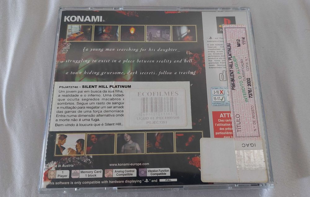 Jogo Silent Hill para Playstation 1