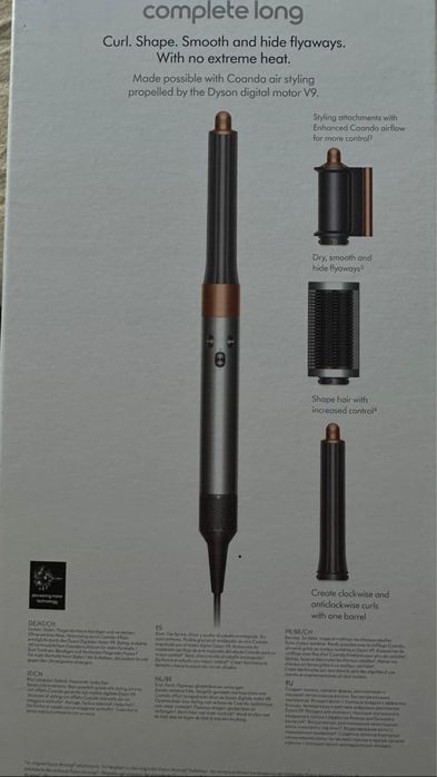 Dyson Airwrap Multi-styler Complete long серебристо золотий