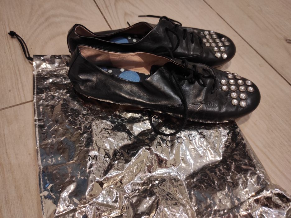 Skórzane buty Marc Jacobs r.37