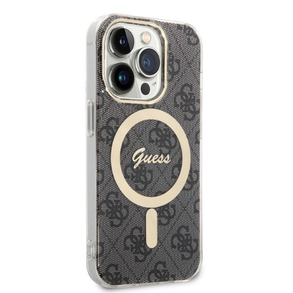 Zestaw Guess GUBPP14LH4EACSK Case+ Charger iPhone 14 Pro 6,1"