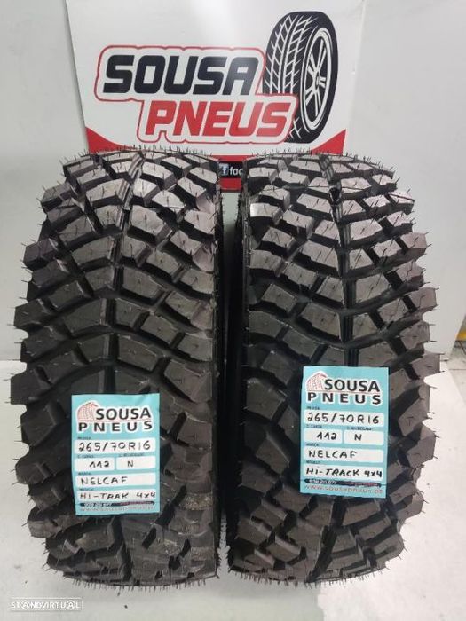 2 pneus novos 265-70r16 nelcaf ( recauchutados) oferte dos portes