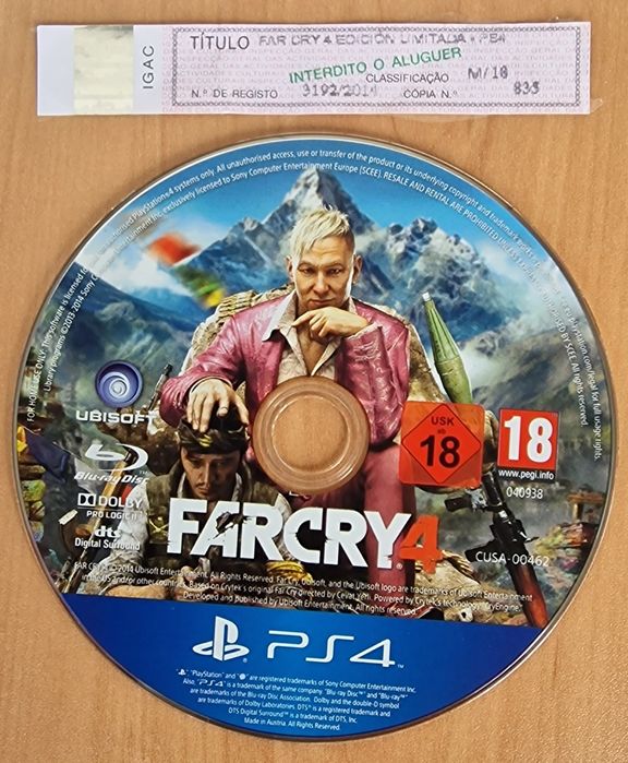 Farcry 4 Edição Limitada - PS4