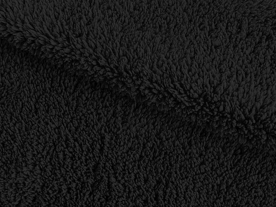 Dzianina miś futerko czarna 180 cm - 1 belka - 34 metry