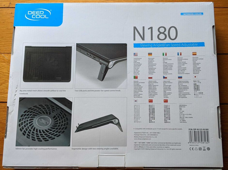 Deepcool N180 base para portátil até 17"
