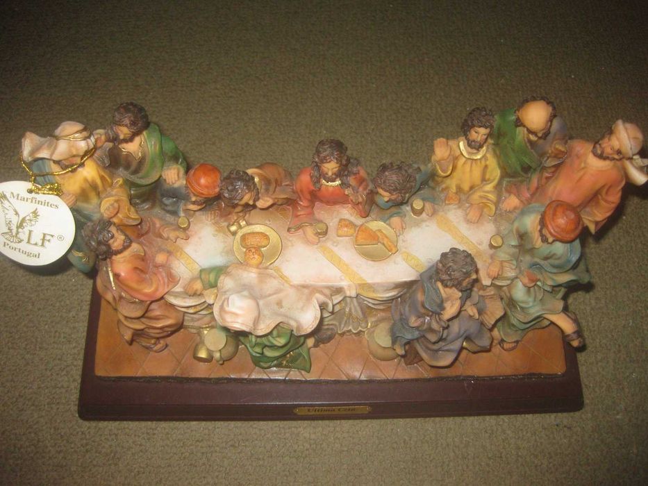 Lindíssima Peça "A Última Ceia" em Marfinite/Nova!