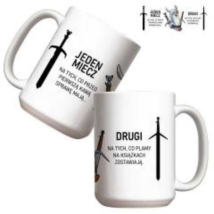 Kubek - Wiedźlam dwa miecze 440ml oprawa: pudełko