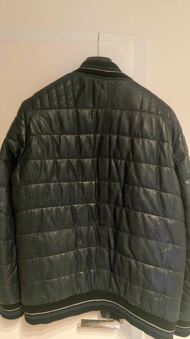 Męska kurtka skórzana OCHNIK | skóra + izolacja 3M | XL