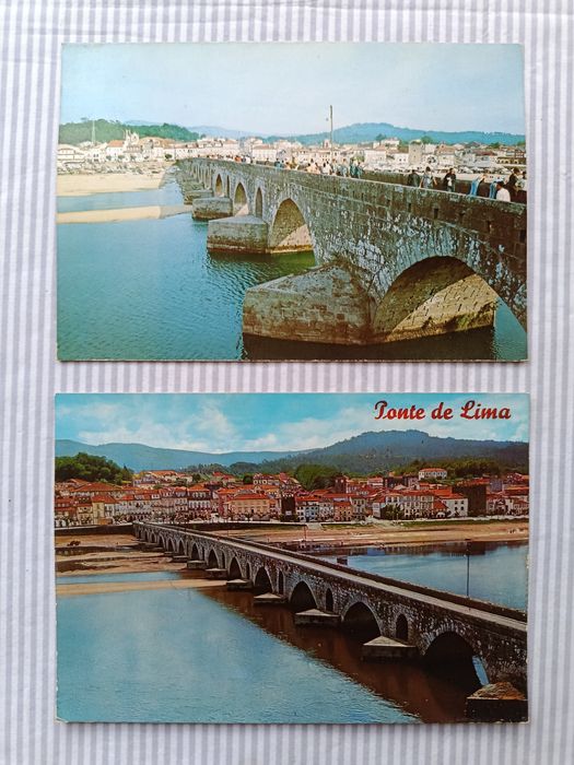 POSTAIS: Estremoz, Aveiro, Braga, S. M. Agraço, Ponte Lima, Nazaré
