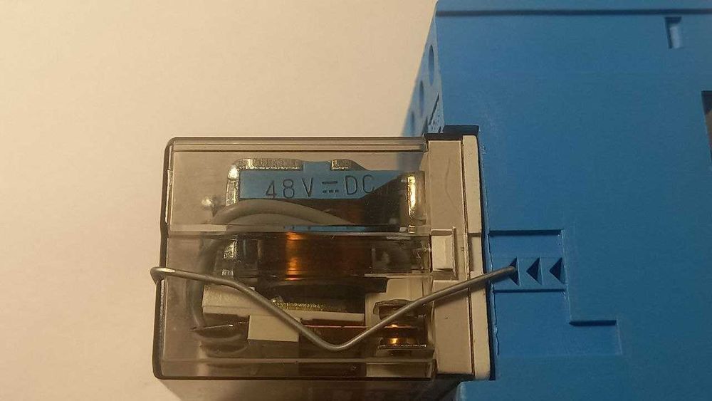 Контактор Finder 48В 12А 4 полюси, НЗ та НР контакти