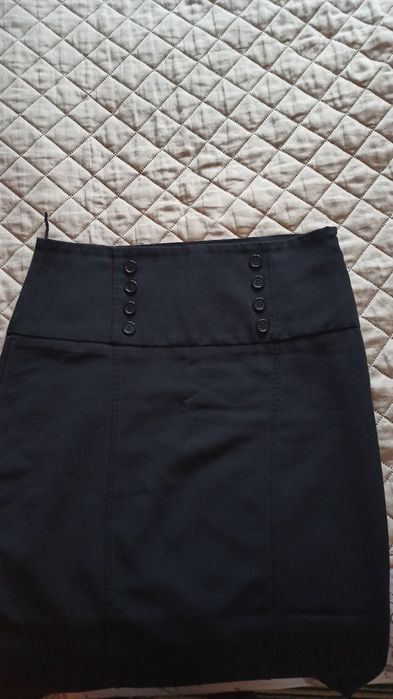 Czarna spódnica M&S L 40 wizytowa ołówkowa j.nowa