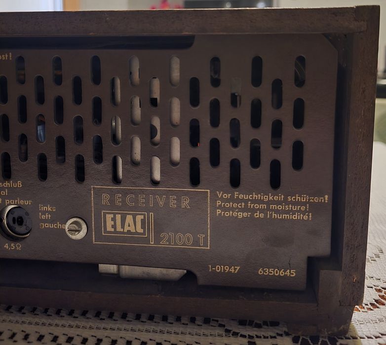 Wzmacniacz amplituner Elac 2100T Monster 63cm szerokość germanowe
