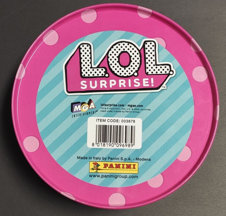 LOL SURPRISE! Caixa de metal com cartas