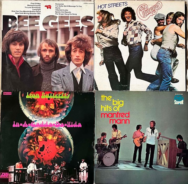 Платівки Elvis Presley Chuck Berry The Beatles Buddy Holly Bob Dylan The Beach Boys, etc