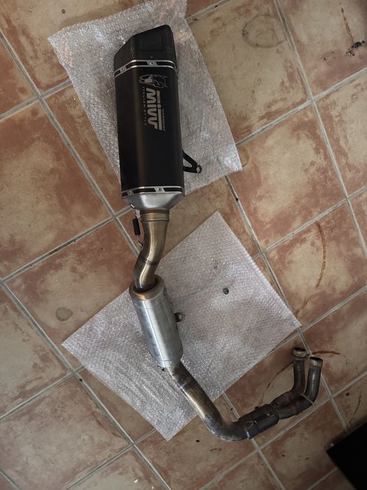 Escapd Mivv SR-1 homologado- Linha completa em titânio
