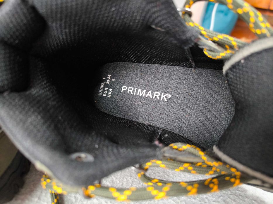 Термоботинки детские Primark, размер 33-34, стелька 21 см