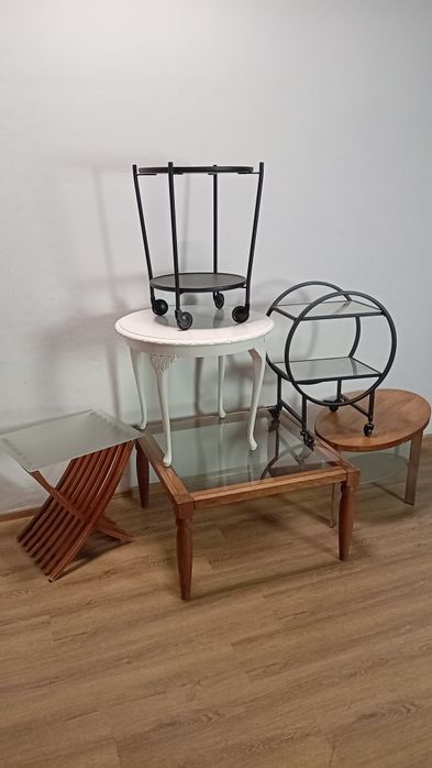 Stół stolik ława barek na kółkach  ludwik