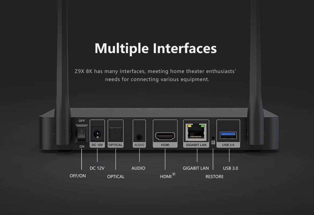 Медіаплеєр Zidoo Z9X 8K