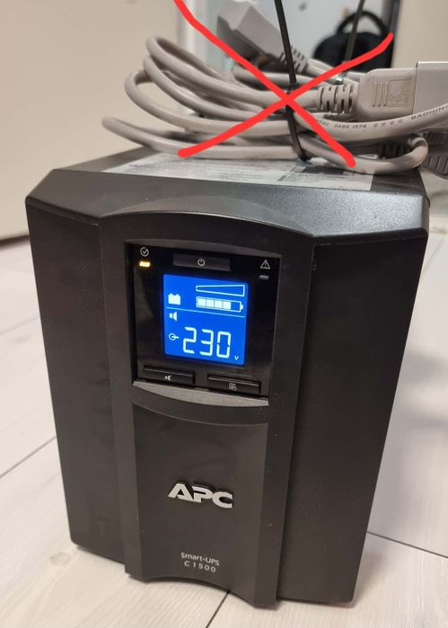 Безперебійник UPS APC Smart-UPS C 1500 900w