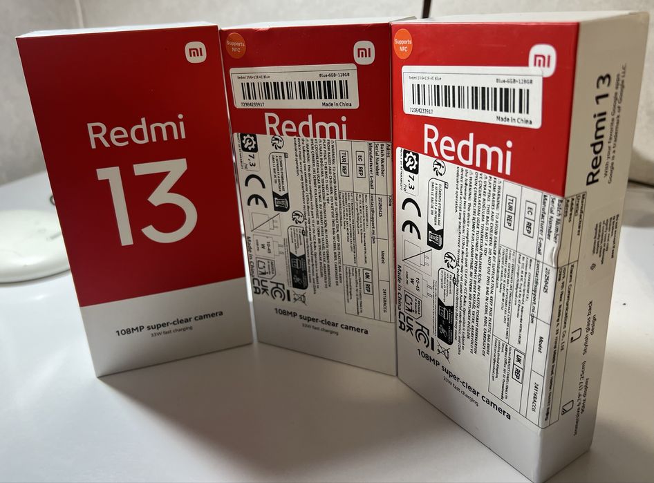 Продам Мобільний телефон Xiaomi Redmi 13 6/128GB NFC Ocean Blue 8/128