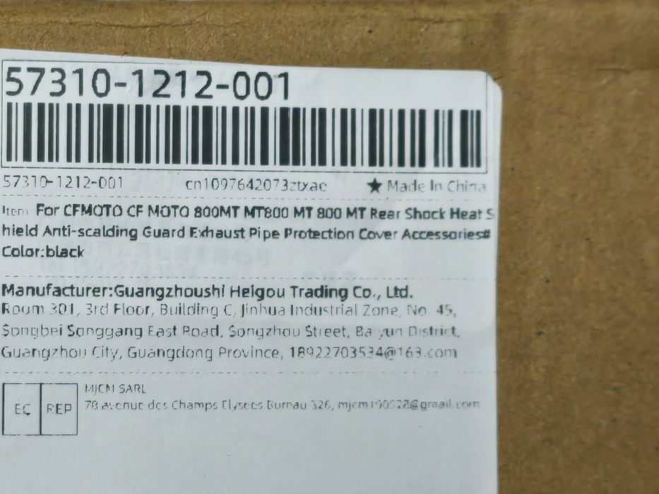 CFMoto 800 MT protetor amortecedor