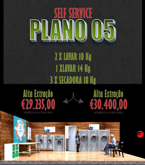 Lavandaria Self-Service em 30 dias