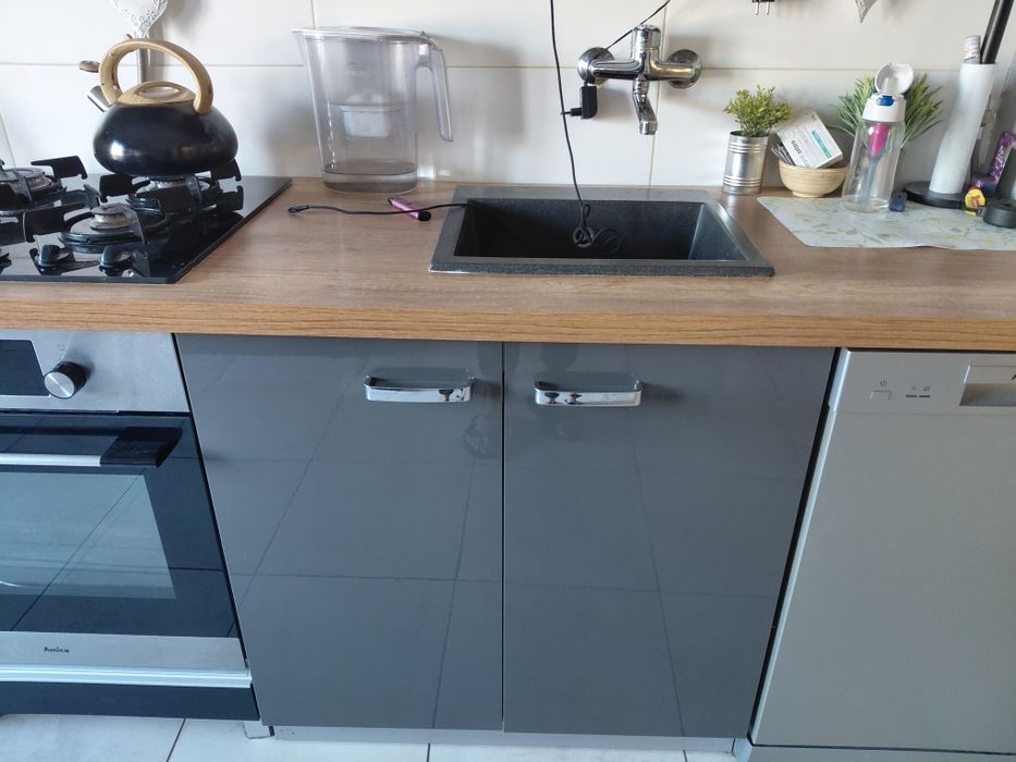 Szafki kuchenne  wysoki połysk