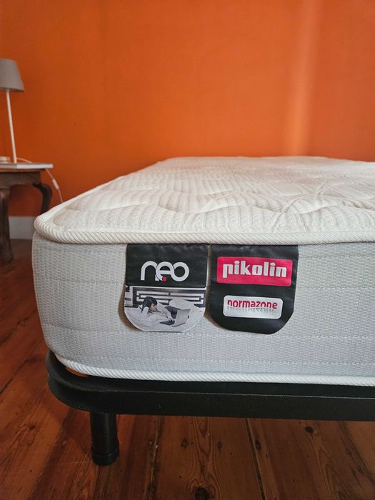 Cama + Colchão Pikolin  (190cm x 105cm)