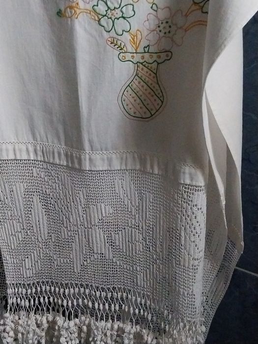 Toalhas em linho antigas estilo vintage