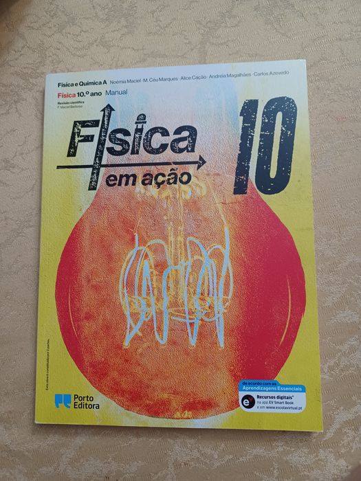 Manual - Física em ação - 10.º ano (como novo)