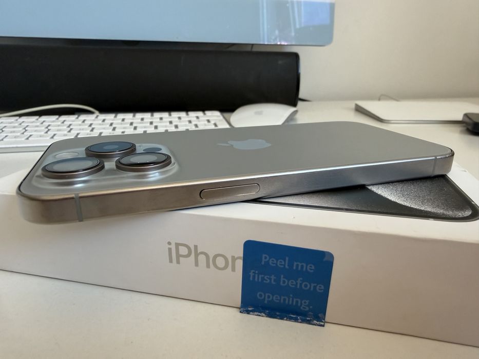 Bateria 100% iPhone 15 Pro 512gb Natural Titanium Stan Idealny