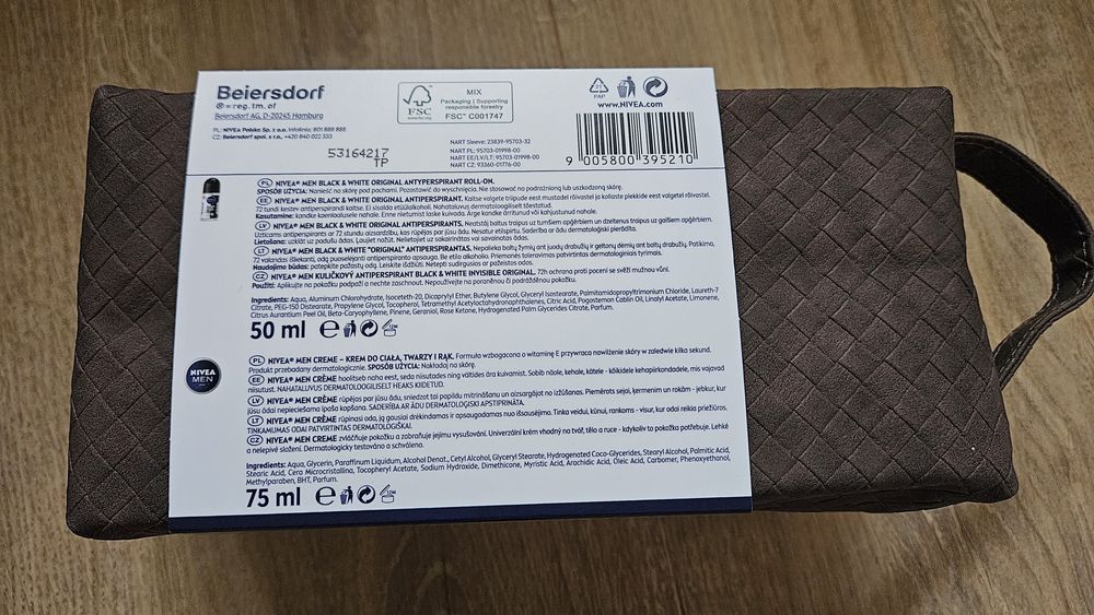 NIVEA MEN Sensitive Elegance Męski Zestaw prezentowy