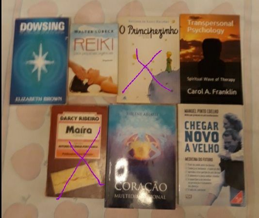 Vendo livros em segunda mão