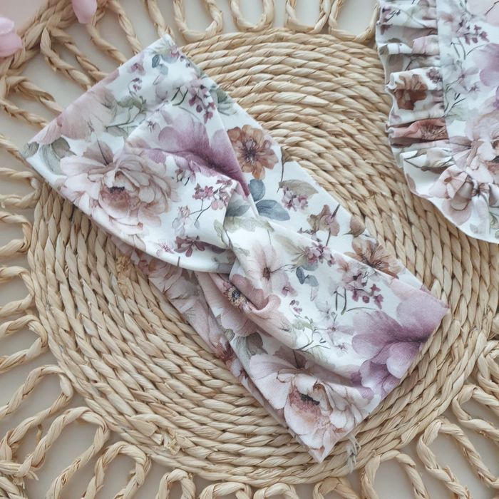 Szeroka Opaska przeplatana Wiosenna