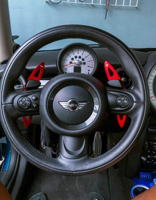 Patilhas velocidades volante MINI COOPER | Capas PEDAIS AUTO / MANUAIS