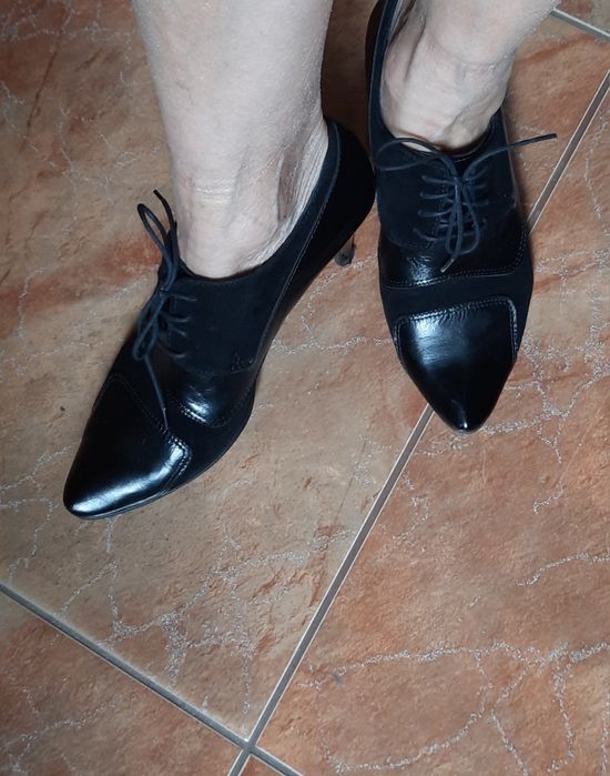 Женские полуботиночки кожаные