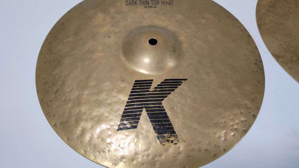Hi-Hat Zildjian K Dark THIN  14" - 787, 1020g - talerze do perkusji